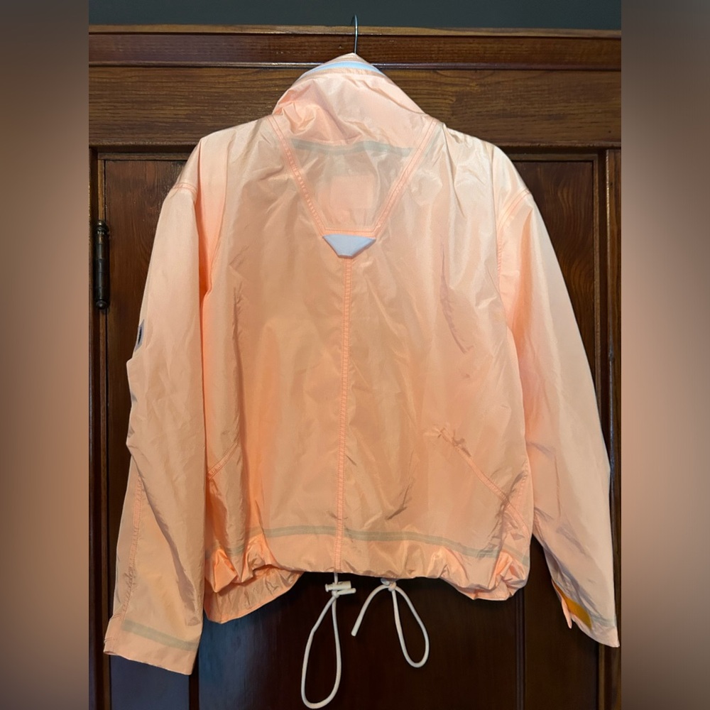 Free People FP Movement Rain And Shine Jacket Orange Small NWT - Picture 9 of 11